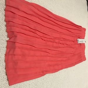 BOOHOO Aura Chiffon Pleaded Midi Skirt